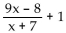 Add or subtract. -  A)    B)    C)    D)   