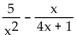 Add or subtract. -  A)    B)    C)    D)   