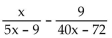 Add or subtract. -  A)    B)    C)    D)   