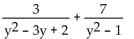 Add or subtract. -  A)    B)    C)    D)   