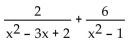 Add or subtract. -  A)    B)    C)    D)   