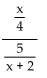 Simplify. -  A)  20x(x + 2)  B)    C)    D)   