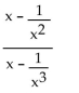 Simplify. -  A)    B)    C)    D)   