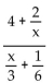 Simplify. -  A)    B)  1 C)    D)  12