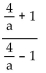 Simplify. -  A)    B)    C)    D)  4