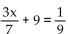 Solve the equation and check your solution. -  A)    B)    C)    D)   