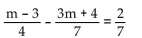 Solve the equation and check your solution. -  A)  x = - 9 B)    C)    D)   
