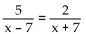 Solve the equation and check your solution. -  A)    B)    C)    D)  x = - 2