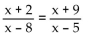 Solve the equation and check your solution. -  A)    B)    C)    D)   