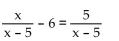 Solve the equation and check your solution. -  A)  x = 5, -5 B)  x = 5 C)  x = -5 D)  No solution