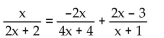 Solve the equation and check your solution. -  A)    B)  x = 3 C)    D)  x = -3