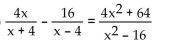 Solve the equation and check your solution. -  A)  x = 4, -4 B)  x = 4 C)  x = -4 D)  No solution