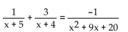 Solve the equation and check your solution. -  A)  x = -5 B)  x = 0 C)  x = 4 D)  No solution