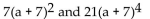 Determine the greatest common factor for the group of terms. -  A)    B)    C)    D)   