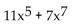 Factor the GCF from each term in the expression. -  A)    B)    C)    D)   