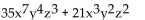 Factor the GCF from each term in the expression. -  A)    B)    C)    D)   