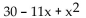 Factor the polynomial. If the polynomial is prime, so state. -  A)  (x + 5) (x + 6)  B)  (x - 5) (x - 6)  C)  (x + 5) (x - 6)  D)  (x - 5) (x + 6) 