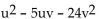 Factor the polynomial. If the polynomial is prime, so state. -  A)  (u - 3v) (u + 8v)  B)  (u + 3v) (u - 8v)  C)  (u - 3v) (u + v)  D)  prime