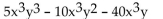 Factor completely. If the polynomial is prime, so state. -  A)    B)    C)    D)  prime