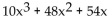 Factor completely. If the polynomial is prime, so state. -  A)  x(5x + 6) (2x + 9)  B)  x(5x + 9) (2x + 6)  C)  5x(x + 9) (2x + 6)  D)  prime