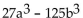 Factor the sum or difference of two cubes. -  A)    B)    C)    D)   