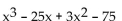 Factor completely. -  A)    B)    C)  (x + 5) (x - 5) (x + 3)  D)  prime