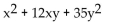 Factor completely. -  A)  (x - 7y) (x + 5y)  B)  (x - 7y) (x + y)  C)  (x + 7y) (x + 5y)  D)  prime