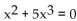 Determine whether the equation is a quadratic equation. -  A)  Yes B)  No