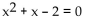 Determine whether the quadratic equation is in standard form. -  A)  Yes B)  No