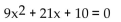 Solve. -  A)    B)    C)    D)   