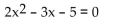 Solve. -  A)    B)    C)    D)   