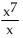 Simplify. -  A)  7 B)    C)    D)   