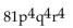 <strong>Simplify. </strong> A) B) 81pqr C) -12pqr D)