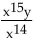 Simplify the expression by dividing out common factors. If the expression cannot be simplified by dividing out common factors, so state. -  A)    B)  xy C)    D)   
