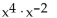 Simplify. -  A)    B)  -8x C)    D)   