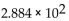 Express the number in decimal form (without exponents) . -There are   miles of highways, roads, and streets in a certain city. A)  288.4 B)  2884 C)  28,840 D)  28.84