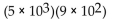 Perform the indicated operation and express the number in decimal form (without exponents) . -  A)  450,000,000 B)  45,000,000 C)  4,500,000 D)  450,000
