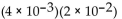 Perform the indicated operation and express the number in decimal form (without exponents) . -  A)  0.0008 B)  0.000008 C)  0.0000008 D)  0.00008