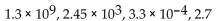 List the following numbers from smallest to largest. -  A)    B)    C)    D)   