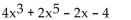 Express the polynomial in descending order. If the polynomial is already in descending order, so state. -  A)    B)    C)  already in descending order D)   