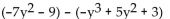 Subtract. -  A)    B)    C)    D)   