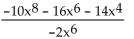 Divide. -  A)    B)    C)    D)   