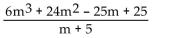 Divide. -  A)    B)    C)    D)   