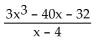 Divide. -  A)    B)    C)    D)   