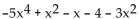 For the given expression, identify the terms and the numerical coefficients. -  A)    B)    C)    D)   