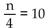 Find the reciprocal. -  A)  n = 40 B)  n = 2 C)  n = 13 D)  n = 14