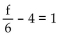 Solve the equation. -  A)  f = -18 B)  f = -30 C)  f = 18 D)  f = 30