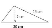 Determine the area or volume as indicated. Use 3.14 for π when necessary. -  Find the area. A)    B)    C)    D)   