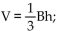Use the formula to find the value of the variable indicated. Use a calculator to save time and where necessary, round your answer to the nearest hundredth. -  find h when V = 48 and B = 12. A)  h = 12 B)  h = 0.75 C)  h = 0.08 D)  h = 0.33