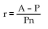 Solve for the indicated variable. -A = P(1 + nr) , for r A)    B)    C)    D)   